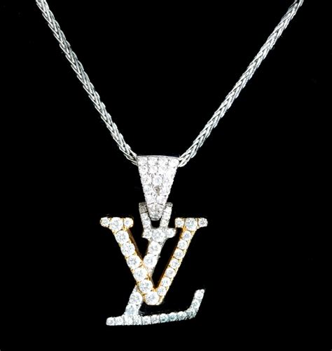 two sided louis vuitton necklace|14k Louis Vuitton necklace.